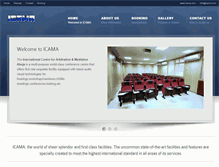 Tablet Screenshot of icama.com